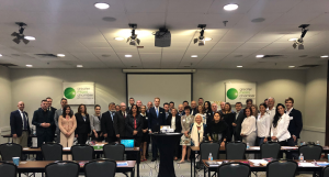 Romanian businesses in Florida group of representatives at the event at Greater Miami Chamber of Commerce