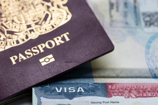 Passport and Visa documents