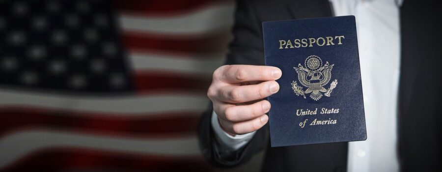 US citizenship application uscis immigration flag