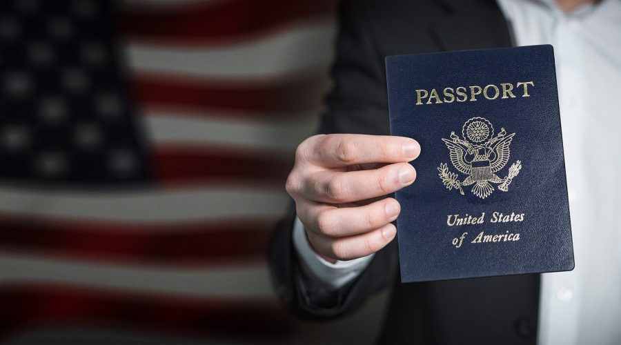 US citizenship application uscis immigration flag