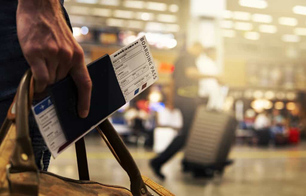 Boarding pass for travel