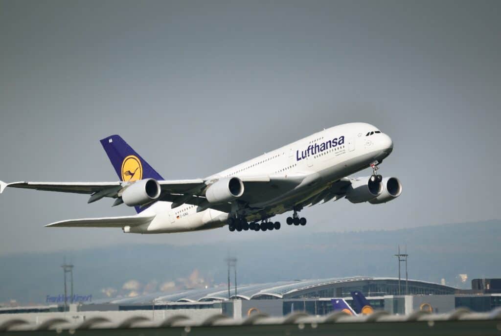 Lufthansa airplane