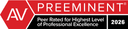AV Preeminent badge from Martindale